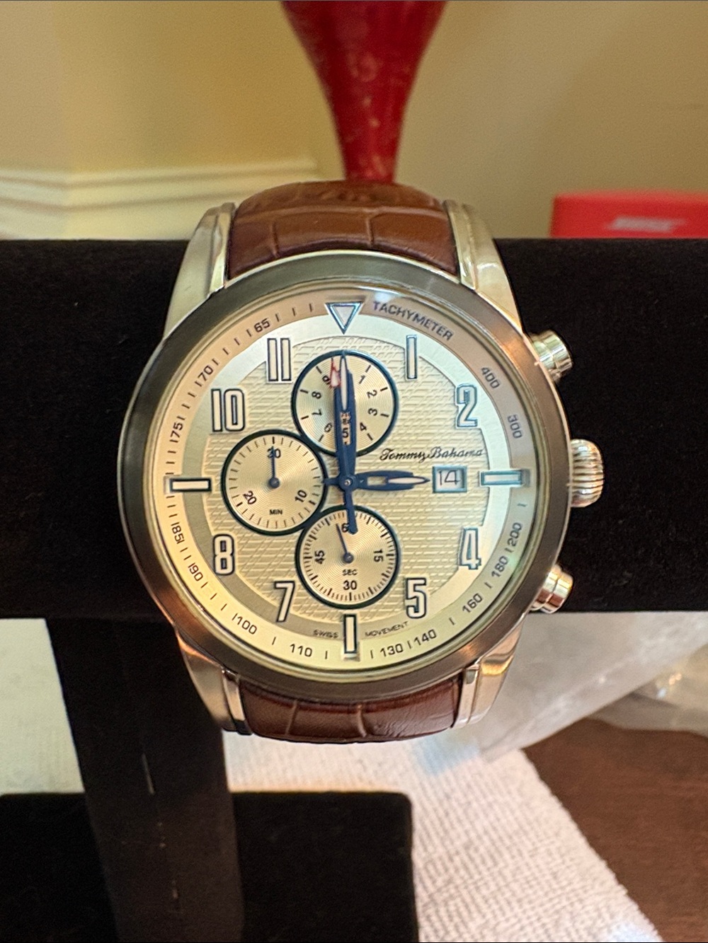 Tommy Bahama Havana Pilot Chronograph Watch